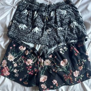 2 pair shorts